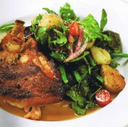 Taverne sur le Square CHICKEN BREAST ROASTED AND MARINATED VEGETABLES