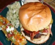 Denny's BBQ DENNY'S BACON CAESAR BURGER