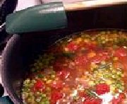 Denny's BBQ VEGETABLE BEEF BARLEY SOUP